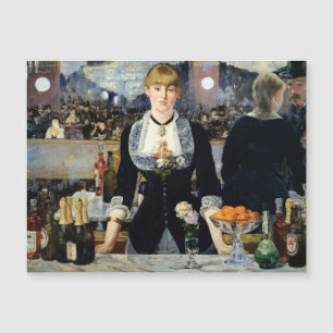 A Bar at Folies-Bergère by Manet Magnetkarte