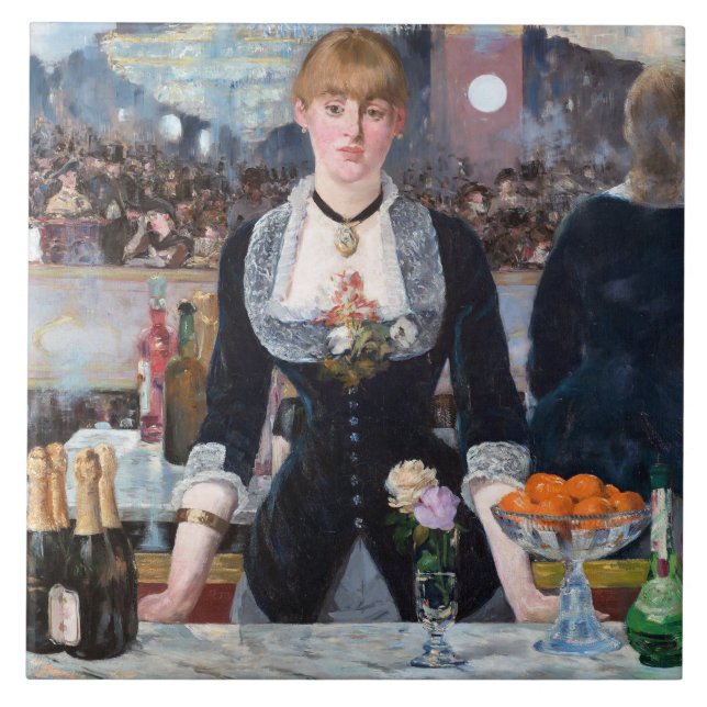 A Bar at Folies-Bergere, Manet Fliese (Vorderseite)