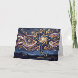 A Beacon of Hope in the Darkness Christmas Card Karte