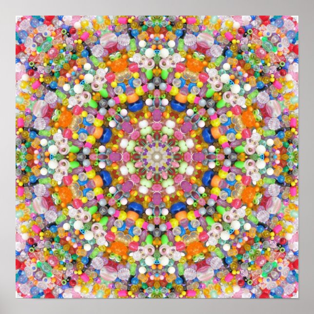 A Bead Mandala Poster (Vorne)