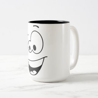 A beautiful cup for drinking coffee zweifarbige tasse