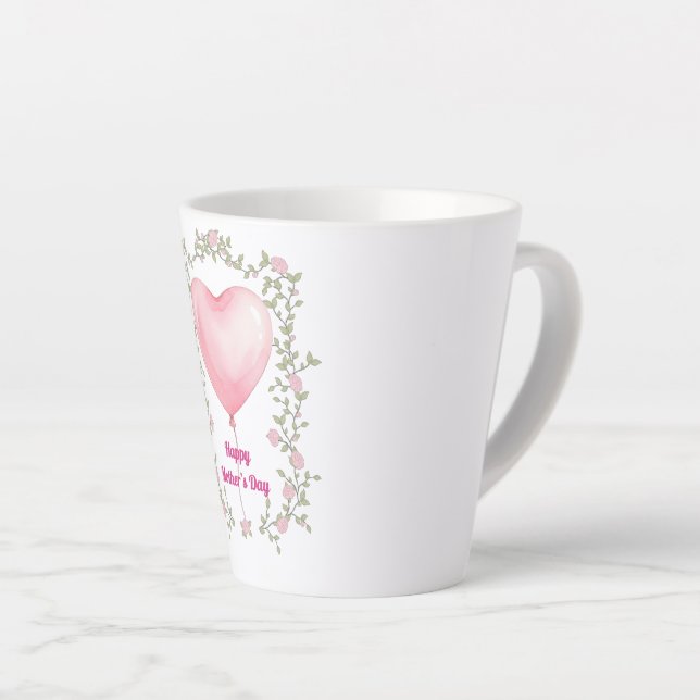 A beautiful Cup for Mother's Day- Pastel pink Milchtasse (Rechte Ecke)