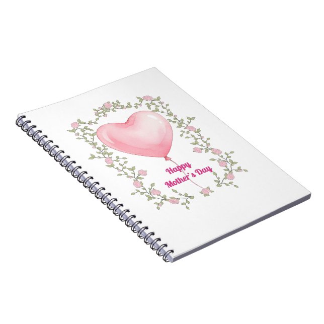 A beautiful notepad for Mother's Day- Pastel pink Notizblock (Rechte Seite)
