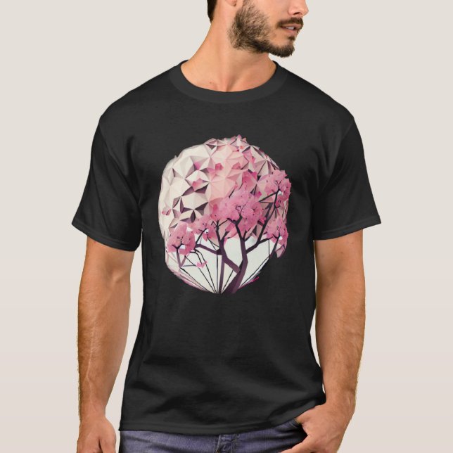 A Beautiful Symbol of Renewal Cherry Blossom Tree  T-Shirt (Vorderseite)