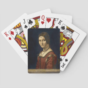 A Belle Ferronniè re by Leonardo da Vinci - Vinta Spielkarten