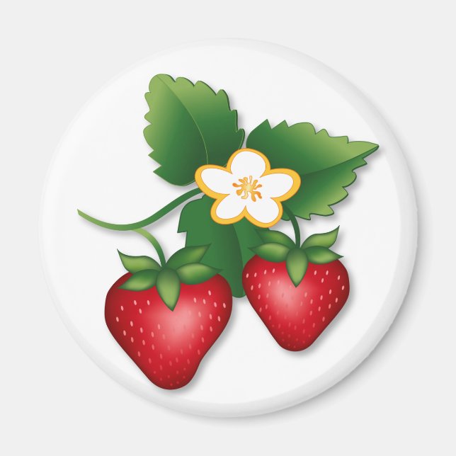 A Berry, Berry Strawberry Magnet (Vorne)