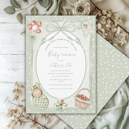 A Berry Sweet Baby Cute Baby Shower Einladung