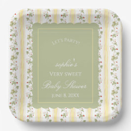 A berry sweet baby is on the way square pappteller