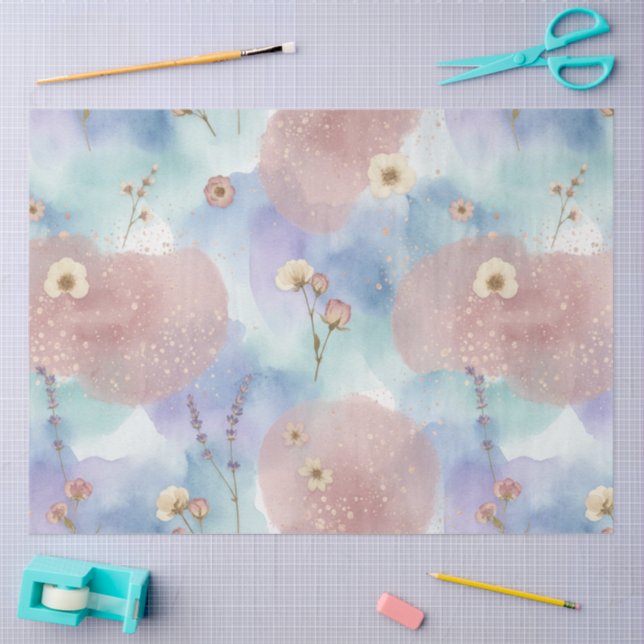 A Blue and Pink Easter Series Design #6 Seidenpapier (Basteln)