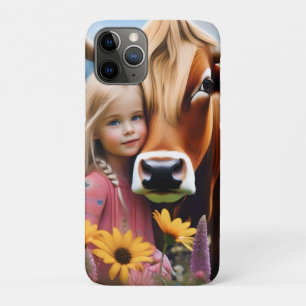 **"A Bond of the Highlands: A Child and her Cow"** Case-Mate iPhone Hülle