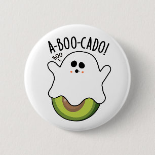 A-boo-cado Funny Avocado Pun Button