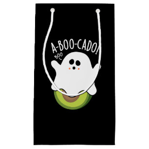A-boo-cado Funny Avocado Pun Dark BG Kleine Geschenktüte