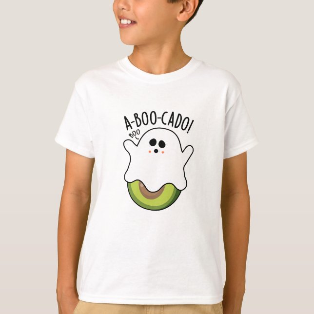 A-boo-cado Funny Avocado Pun T-Shirt (Vorderseite)