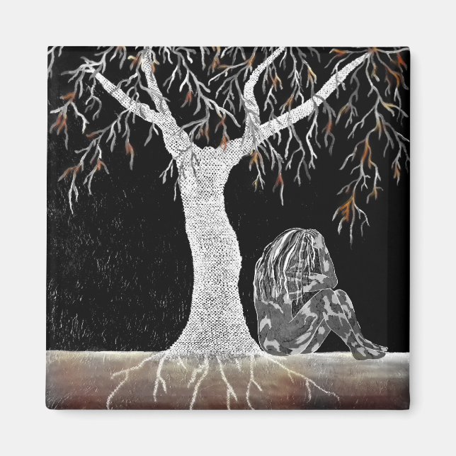 A Branch of Life to Contemplate Magnet (Vorne)