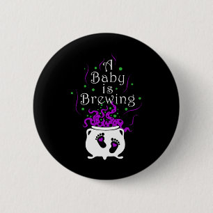 A By bricht Halloween Spooky Ghost Button
