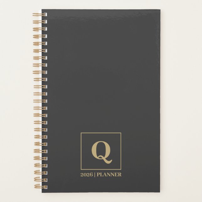 A Calm Year Planner | Elegant Modern Design Planer (Vorderseite)