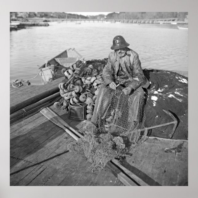 A Cape Ann Fisherman, Gloucester 1905 Poster (Vorne)
