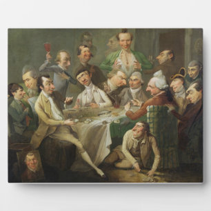 A Caricature Group, c.1776 (oil on canvas) Fotoplatte