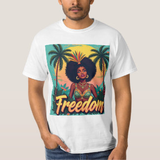 A celebration of tropical beauty and radiant energ T-Shirt