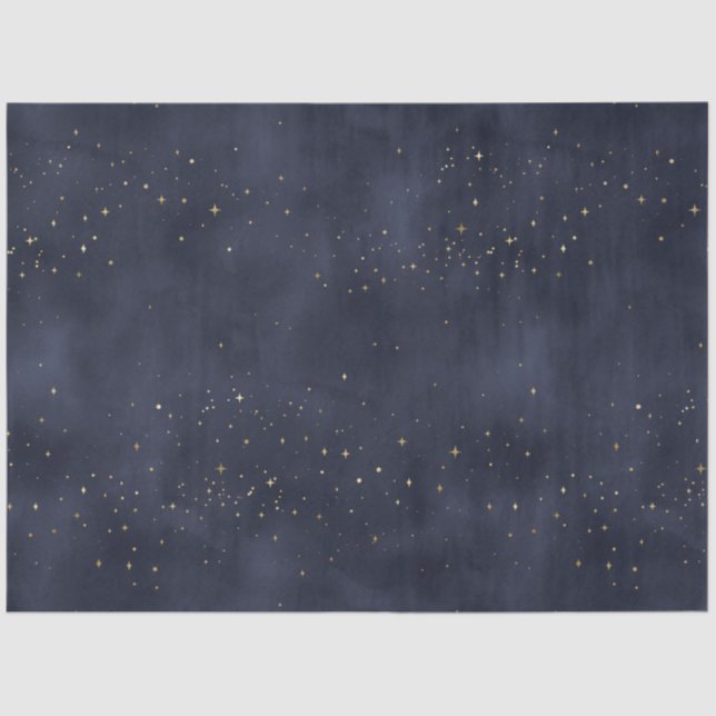 A Celestial Starry Night Series Design 15 Seidenpapier (Vorderseite)