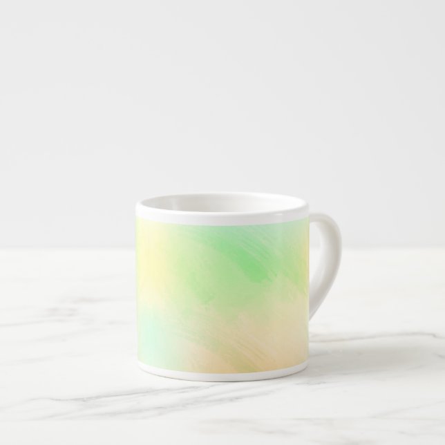 A ceramic mug on a white marble surface  espressotasse (Vorderseite Rechts)