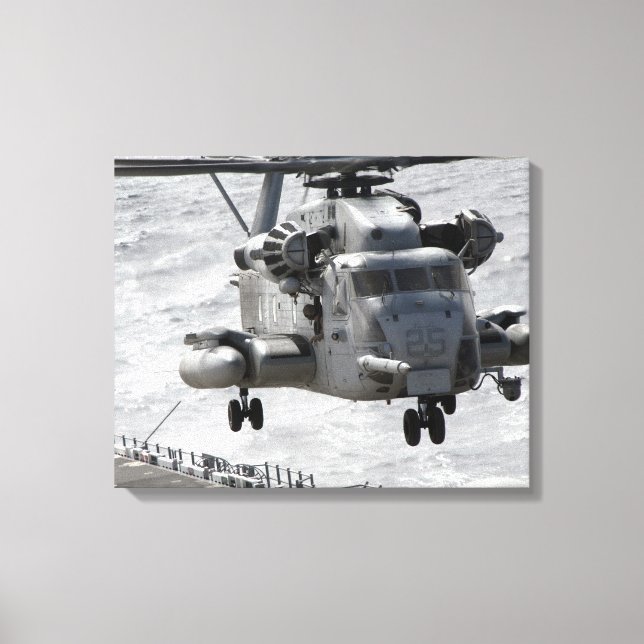 A CH-53E Super-Stallion Hubschrauber Leinwanddruck (Vorderseite)