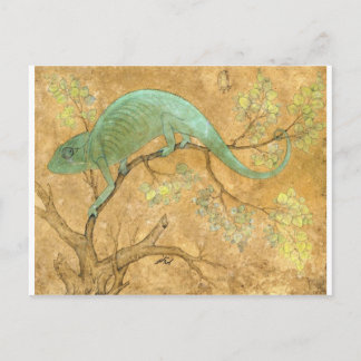 A Chameleon von Ustad Mansur Postkarte