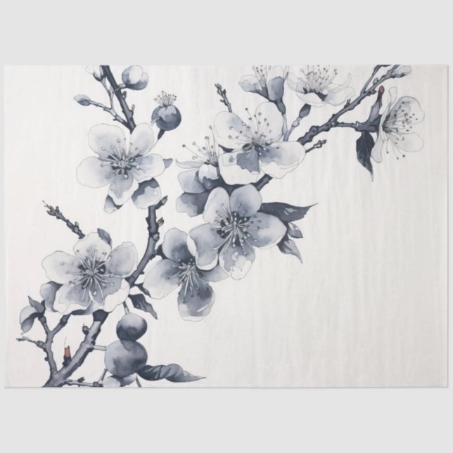 A Cherry Blossom Design Series 10 Seidenpapier (Vorderseite)