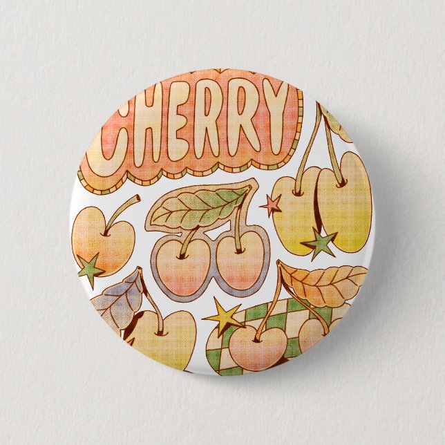 A Cherry / Cherry Illustrations Button (Vorderseite)