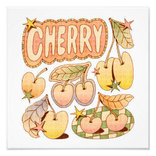 A Cherry / Cherry Illustrations Fotodruck