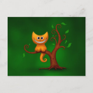 A Cheshire Kitten Postkarte