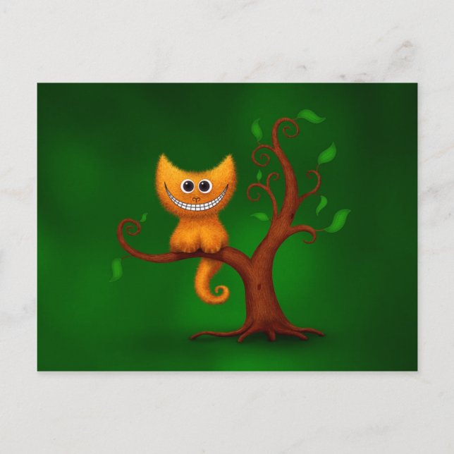 A Cheshire Kitten Postkarte (Vorderseite)