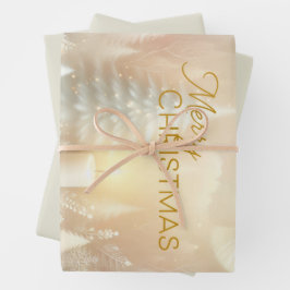 A Christmas Angel Fantasy Snowy Landscape Geschenkpapier Set