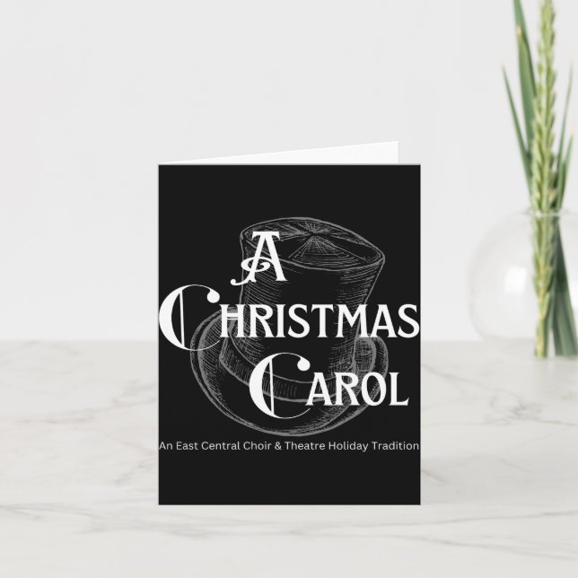A Christmas Carol Choir And Theatre  Karte (Vorderseite)