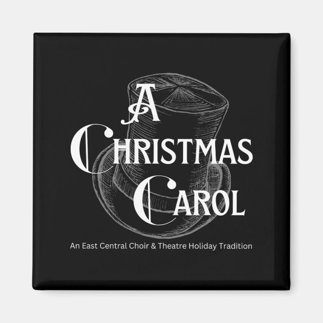 A Christmas Carol Choir And Theatre  Magnet (Vorne)