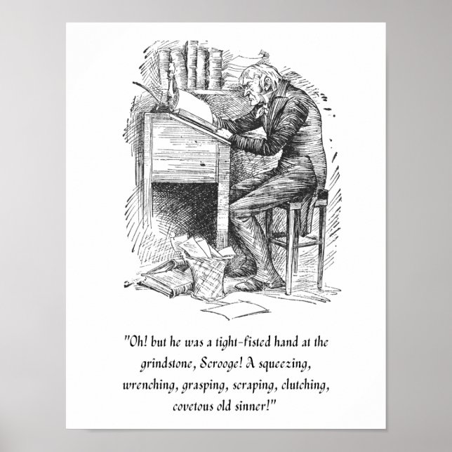 "A Christmas Carol Poster (Vorne)