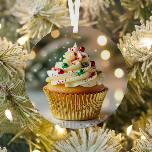 A Christmas Frosted with Cheer | Personalized   Ornament Aus Metall (InSitu)