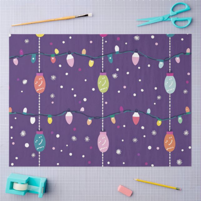 A Christmas Light Series Design #10 Seidenpapier (Basteln)