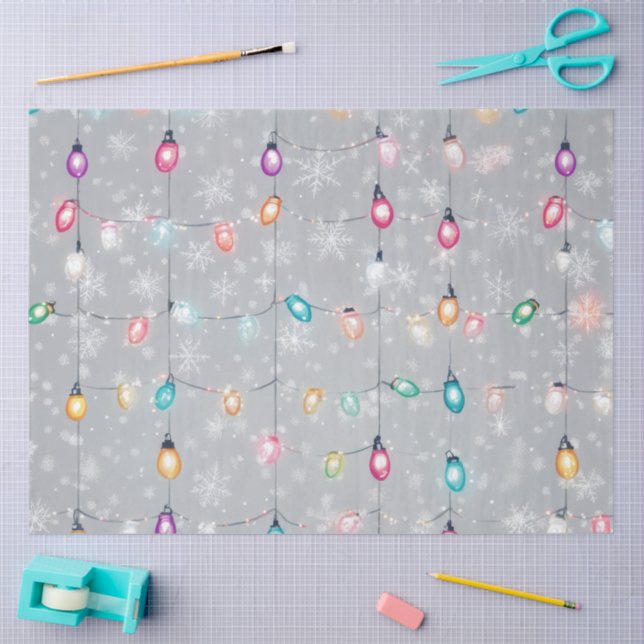 A Christmas Light Series Design #13 Seidenpapier (Basteln)