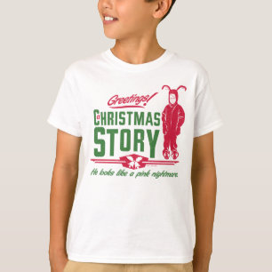 A Christmas Story He Looks Like a Pink Nightmare T-Shirt