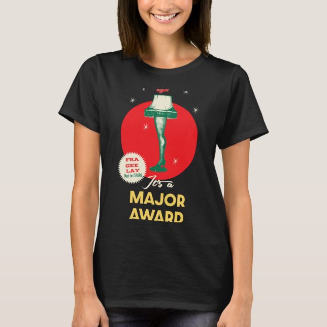 A Christmas Story Leg Lamp Major Award  T-Shirt (Vorderseite)