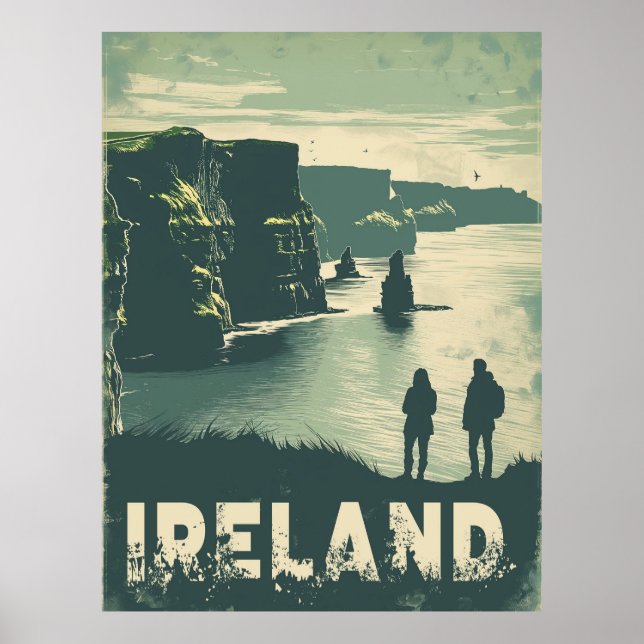 A Cliffs of Moher Journey Irland Poster (Vorne)