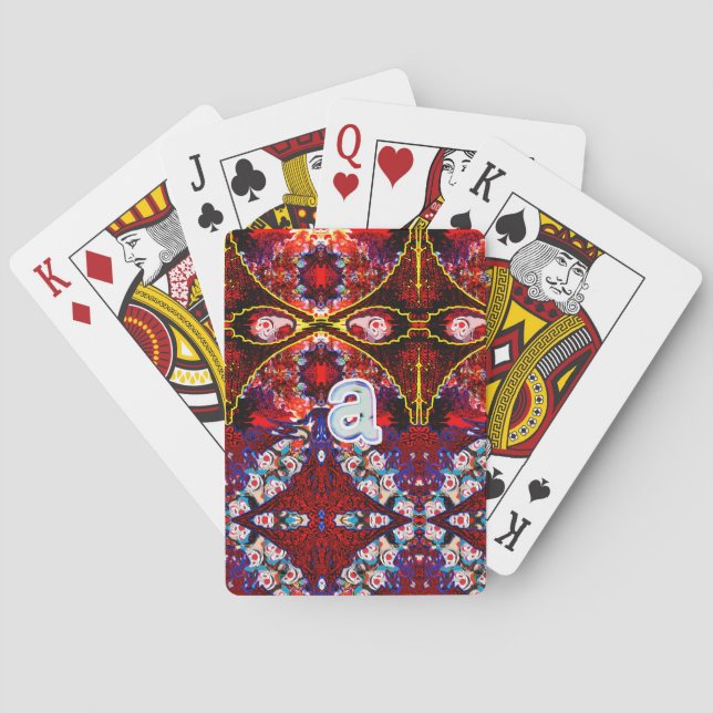 "a" Clown hier einfügen Spielkarten (Rückseite)