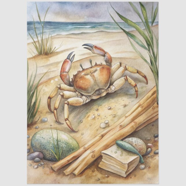 A Coastal Series Design 18 Seidenpapier (Vorderseite)