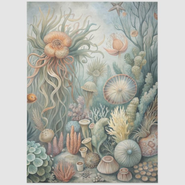 A Coastal Series Design 61 Seidenpapier (Vorderseite)