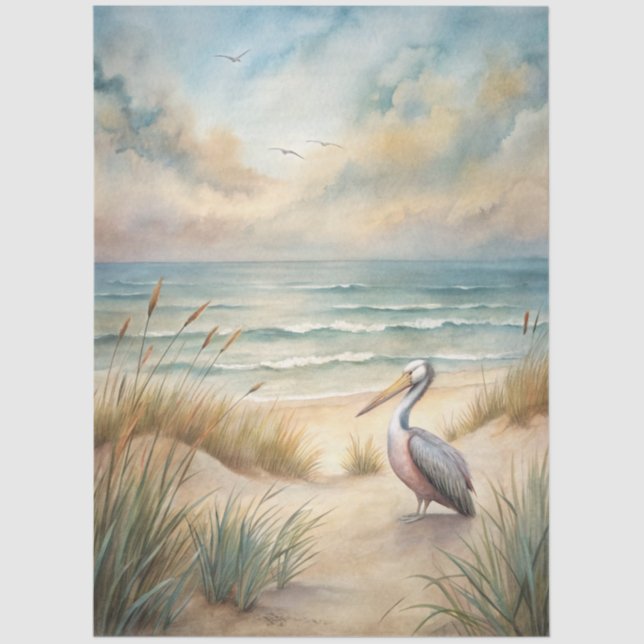 A Coastal Series Design 68 Seidenpapier (Vorderseite)