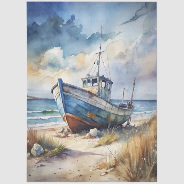 A Coastal Series Design 78 Seidenpapier (Vorderseite)