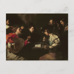 A Concert, c.1610-20 (Öl auf Leinwand) Postkarte
