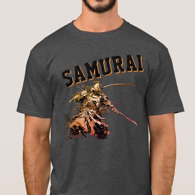 A cool, nostalgic version of a Japanese samurai T-Shirt (Von Creator hochgeladen)