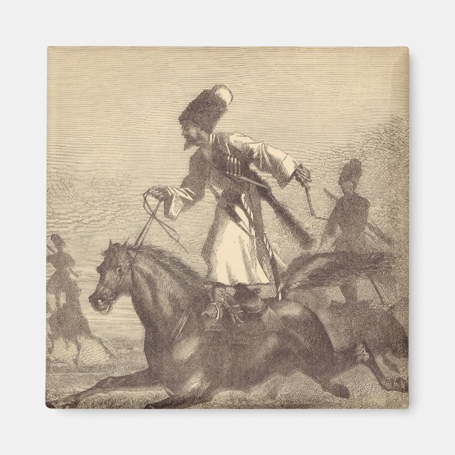 A Cossack Horseman Magnet (Vorne)